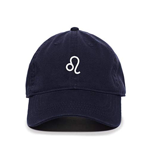 Leo Zodiac Sign Baseball Cap Embroidered Cotton Adjustable Dad Hat