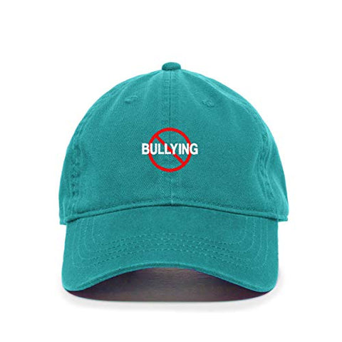 No Bullying Baseball Cap Embroidered Cotton Adjustable Dad Hat