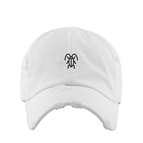 Cockroach Vintage Baseball Cap Embroidered Cotton Adjustable Distressed Dad Hat