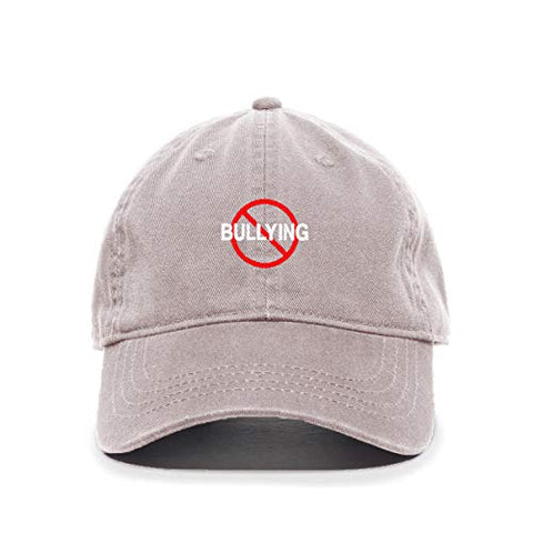 No Bullying Baseball Cap Embroidered Cotton Adjustable Dad Hat