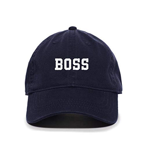 Boss Baseball Cap Embroidered Cotton Adjustable Dad Hat