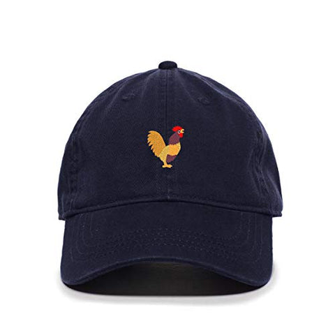 Rooster Baseball Cap Embroidered Cotton Adjustable Dad Hat