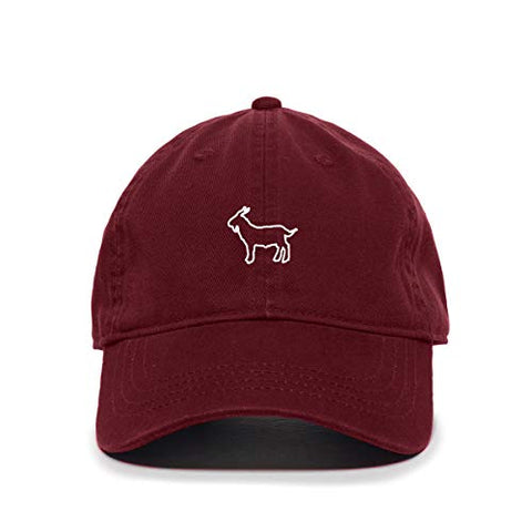 Goat Baseball Cap Embroidered Cotton Adjustable Dad Hat