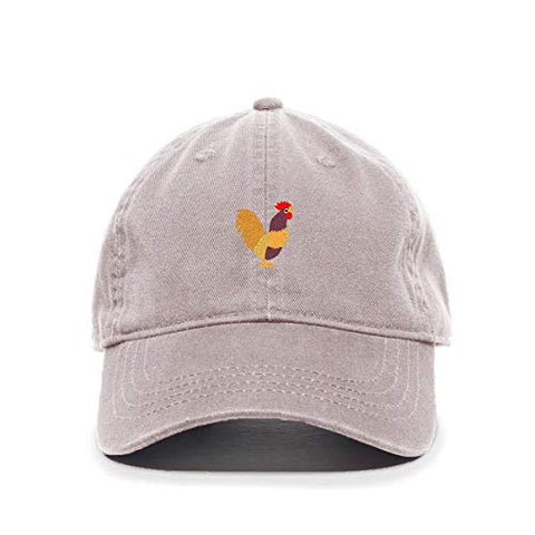 Rooster Baseball Cap Embroidered Cotton Adjustable Dad Hat