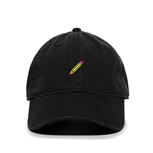 Pencil Baseball Cap Embroidered Cotton Adjustable Dad Hat