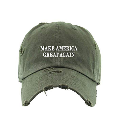 Make America Great Again Vintage Baseball Cap Embroidered Cotton Adjustable Distressed Dad Hat