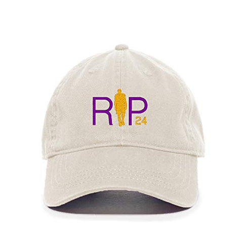 RIP Kobe 24 Baseball Cap Embroidered Cotton Adjustable Dad Hat