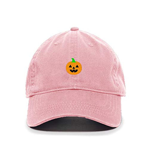 Halloween Pumpkin Baseball Cap Embroidered Cotton Adjustable Dad Hat