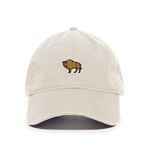 Wild Buffalo Baseball Cap Embroidered Cotton Adjustable Dad Hat