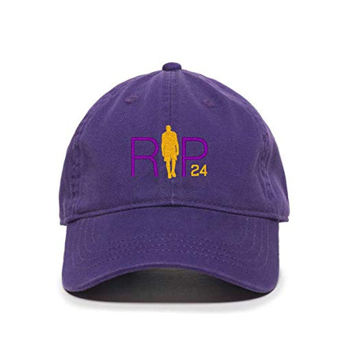 RIP Kobe 24 Baseball Cap Embroidered Cotton Adjustable Dad Hat