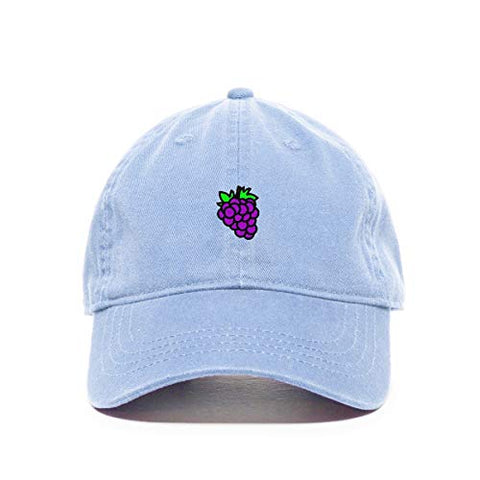 Grape Baseball Cap Embroidered Cotton Adjustable Dad Hat