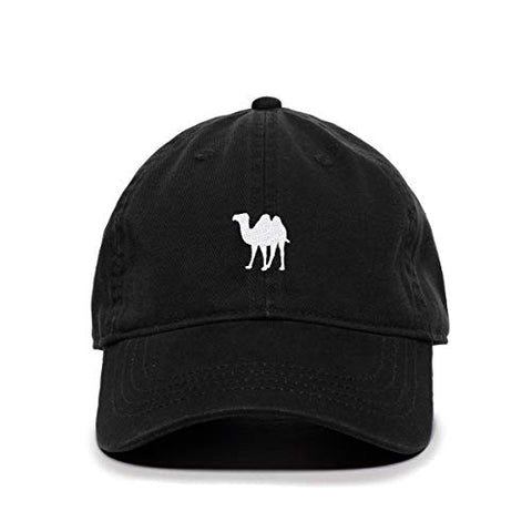 Camel Baseball Cap Embroidered Cotton Adjustable Dad Hat