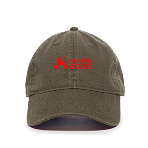 Mars 2020 Rover Logo Baseball Cap Embroidered Cotton Adjustable Dad Hat