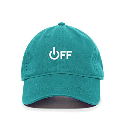 Off Sign Baseball Cap Embroidered Cotton Adjustable Dad Hat