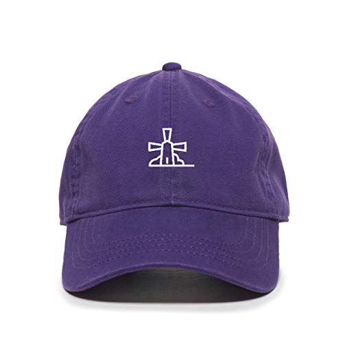 Windmill Baseball Cap Embroidered Cotton Adjustable Dad Hat