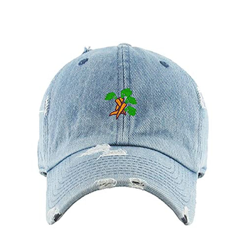 Carrots Vintage Baseball Cap Embroidered Cotton Adjustable Distressed Dad Hat