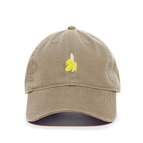 Peeled Banana Baseball Cap Embroidered Cotton Adjustable Dad Hat