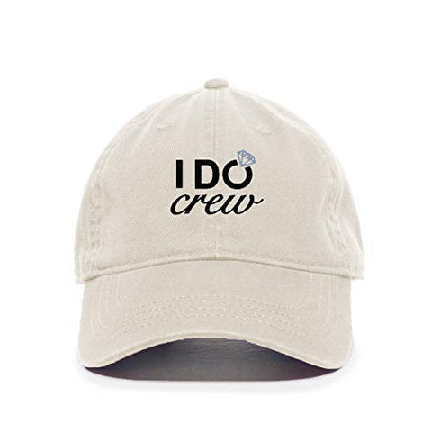 I Do Crew Baseball Cap Embroidered Cotton Adjustable Dad Hat