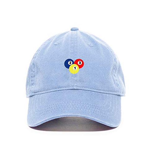 Billiard Balls Baseball Cap Embroidered Cotton Adjustable Dad Hat