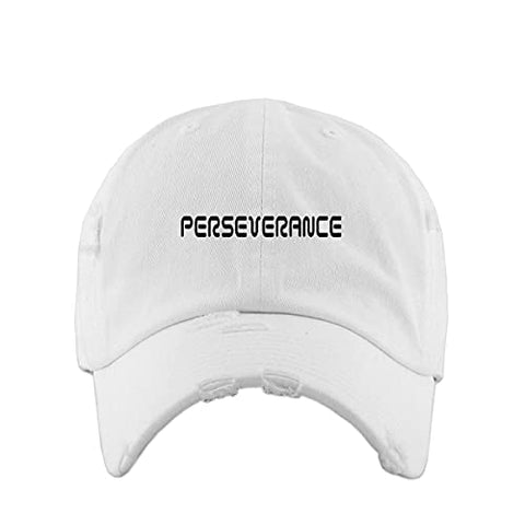 Perseverance Vintage Baseball Cap Embroidered Cotton Adjustable Distressed Dad Hat