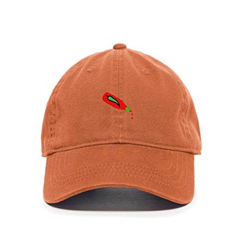 Hot Sauce Bottle Baseball Cap Embroidered Cotton Adjustable Dad Hat