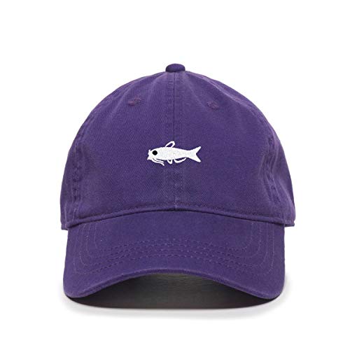 Catfish Baseball Cap Embroidered Cotton Adjustable Dad Hat