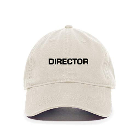 Director Baseball Cap Embroidered Cotton Adjustable Dad Hat