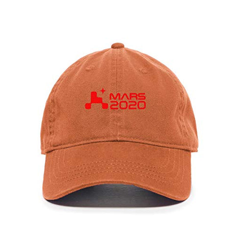 Mars 2020 Rover Logo Baseball Cap Embroidered Cotton Adjustable Dad Hat