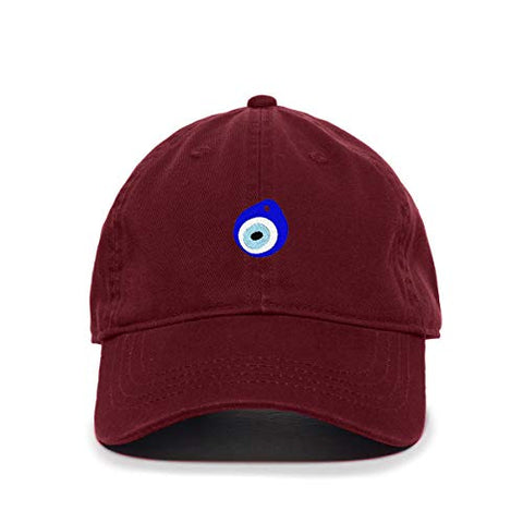 Evil Eye Baseball Cap Embroidered Cotton Adjustable Dad Hat