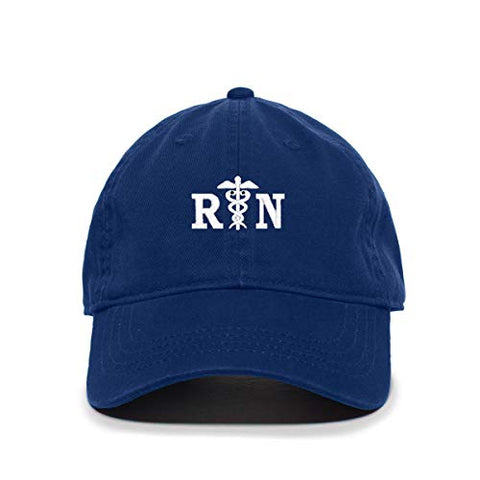 Registered Nurse RN Baseball Cap Embroidered Cotton Adjustable Dad Hat