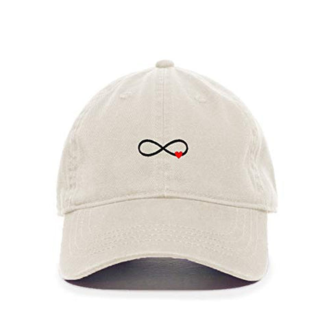 Infinity Love Baseball Cap Embroidered Cotton Adjustable Dad Hat