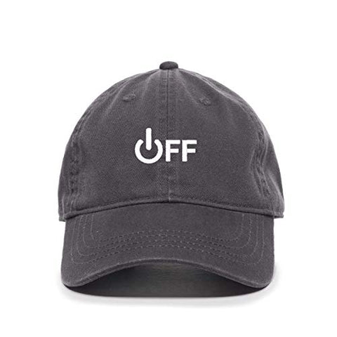 Off Sign Baseball Cap Embroidered Cotton Adjustable Dad Hat