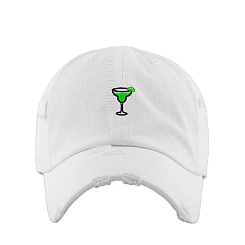 Margarita Vintage Baseball Cap Embroidered Cotton Adjustable Distressed Dad Hat