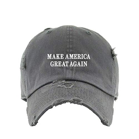 Make America Great Again Vintage Baseball Cap Embroidered Cotton Adjustable Distressed Dad Hat