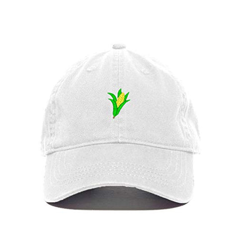 Corn Baseball Cap Embroidered Cotton Adjustable Dad Hat