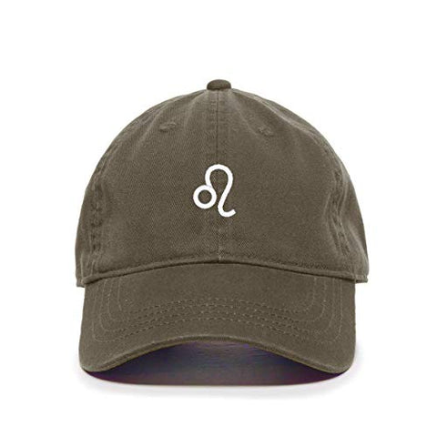 Leo Zodiac Sign Baseball Cap Embroidered Cotton Adjustable Dad Hat