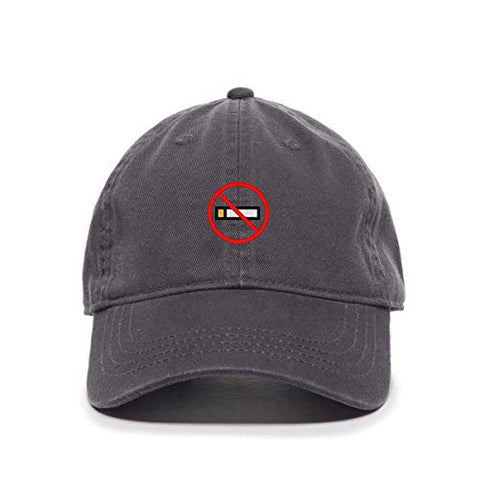 No Smoking Baseball Cap Embroidered Cotton Adjustable Dad Hat