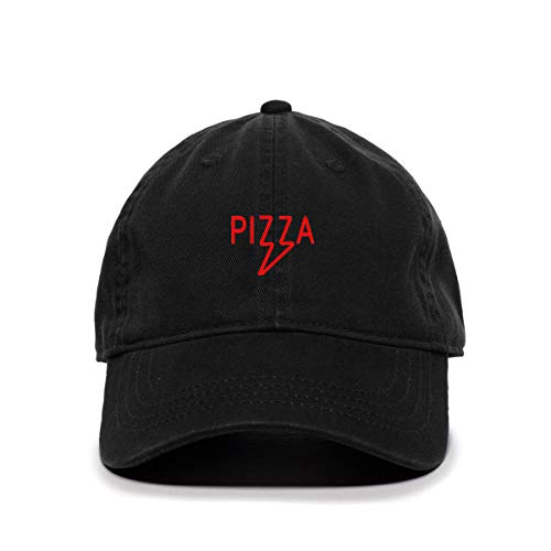 Pizza Baseball Cap Embroidered Cotton Adjustable Dad Hat