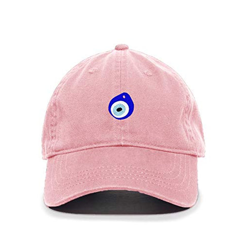 Evil Eye Baseball Cap Embroidered Cotton Adjustable Dad Hat