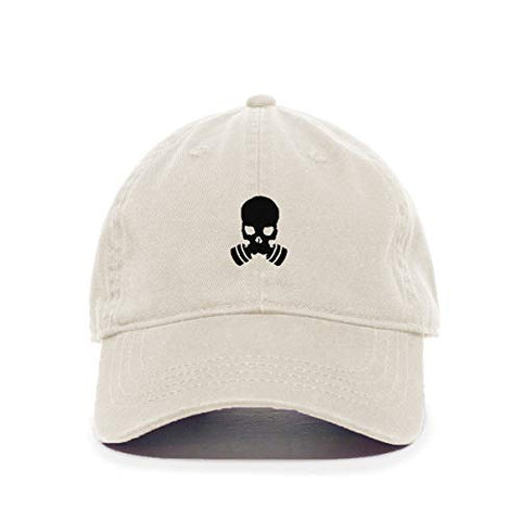 Gas Mask Baseball Cap Embroidered Cotton Adjustable Dad Hat