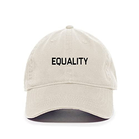 Equality Baseball Cap Embroidered Cotton Adjustable Dad Hat