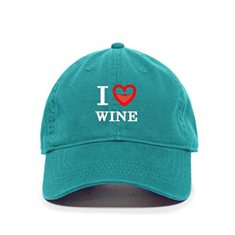 I Love Vine Baseball Cap Embroidered Cotton Adjustable Dad Hat