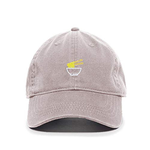 Noodles Baseball Cap Embroidered Cotton Adjustable Dad Hat