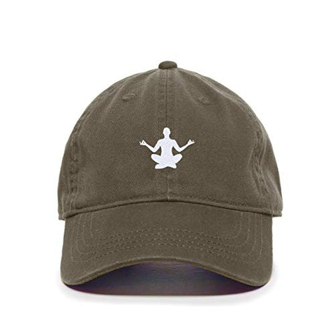 Yoga Baseball Cap Embroidered Cotton Adjustable Dad Hat