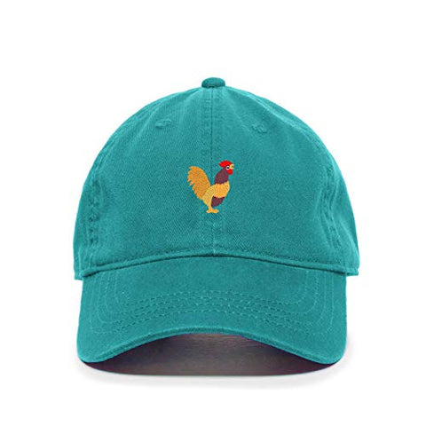 Rooster Baseball Cap Embroidered Cotton Adjustable Dad Hat