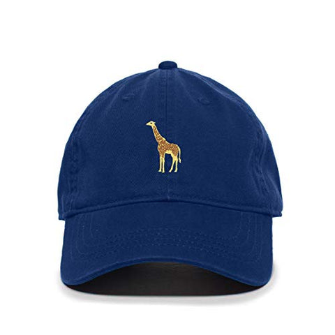 Giraffe Baseball Cap Embroidered Cotton Adjustable Dad Hat