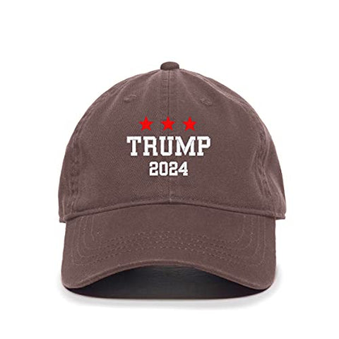 Trump 2024 Baseball Cap Embroidered Cotton Adjustable Dad Hat