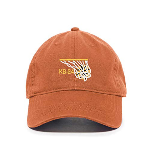 Kobe KB-24 Baseball Cap Embroidered Cotton Adjustable Dad Hat