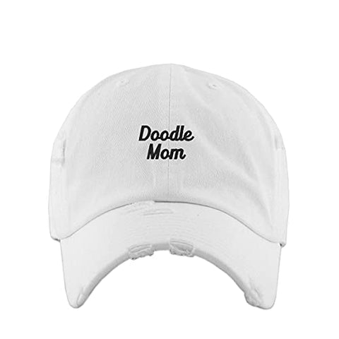 Doogle Mom Vintage Baseball Cap Embroidered Cotton Adjustable Distressed Dad Hat