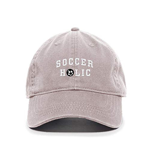 Soccer Holic Baseball Cap Embroidered Cotton Adjustable Dad Hat